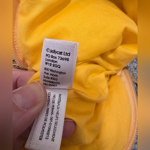 Jellycat Retired Pineapple Zipper Plush Bag With Strap - Picture 14 of 16